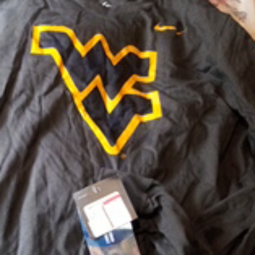 Nike wvu long sleeve cotton shirt